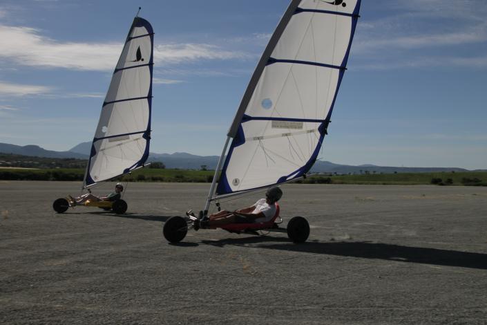 Les premiers bords sur le sable en Auvergne